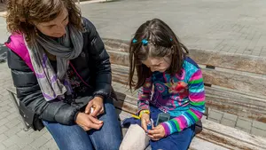 Naia y su lucha contra la diabetes en Pamplona: quiere ir al cole y comer allí sin problemas