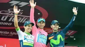 Nibali conquista su segundo Giro, Chaves, segundo, y Valverde, tercero, completan el podio