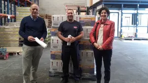 Aceites Sand&uacute;a entrega 675 litros al Banco de Alimentos para la Gran Recogida 