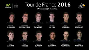 Nairo Quintana y Valverde encabezan el Movistar para el Tour