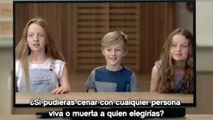 Esta es la sorprendente respuesta de unos niños cuando les preguntan con quién les gustaría cenar