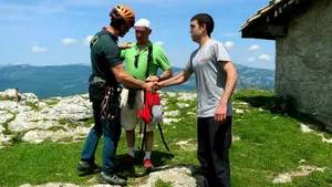 La Guardia Civil rescata a un montañero en la sierra de Urbasa a punto de caer al vacío