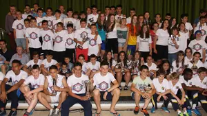 El cadete de la Mutilvera, Iv&aacute;n Mart&iacute;nez, mejor jugador del "Santi Macaya"