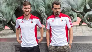 Presentación del polo de Osasuna para Sanfermín