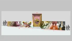 Así será el mural colectivo de la fachada del Museo de Navarra