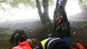 Dos peregrinas han tenido que ser rescatadas cuando hacían el camino de Santiago en Navarra