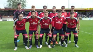 Resumen del partido de Segunda B entre Osasuna y Coruxo (0-1) en Tajonar.