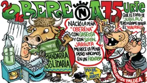 Estas son las polémicas pancartas que lucirán las peñas estos Sanfermines