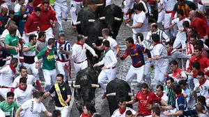Premio para los toros de Victoriano del Río por protagonizar el mejor encierro de los Sanfermines de 2016