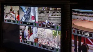 Cómo se cuentan al mundo las corridas de toros de San Fermín: así se prepara una retransmisión