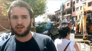 Incertidumbre entre los vecinos de Tudela por la desaparición de un vecino tras la explosión