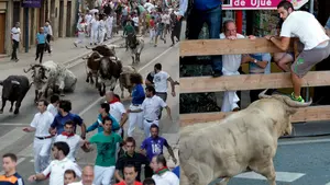 Los dos encierros de Prieto de la Cal en Tafalla: la manada y los toros que no querían correr
