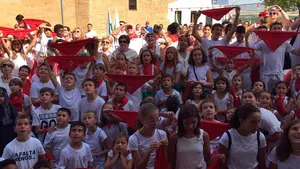 El chupinazo de Mélida da el pistoletazo de salida a siete días de fiesta