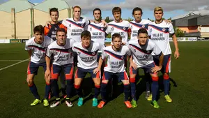 Resumen del partido de Segunda división B, Mutilvera- Rácing de Ferrol (1-1)