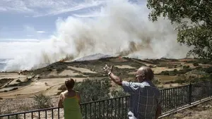 Los pueblos afectados por el incendio de la Zona Media agradecen la ayuda de sus vecinos en una emotiva carta