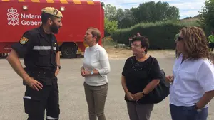 Uxue Barkos  hace un "llamamiento a la hiperresponsabilidad" para evitar más incendios