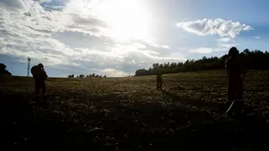 Tranquilidad en el incendio forestal de la Zona Media, que no ha registrado ningún rebrote en las últimas horas