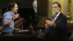 Rajoy tira de sorna frente a la dureza de Iglesias: "Usted es estupendo, me gustaría ser como usted"