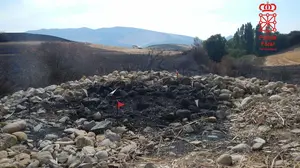Un hombre de 47 años que quemaba cobre es el presunto autor del incendio de Galar