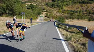 La carrera Pamplona - Puente la Reina Skate Marathon 2016, en imágenes