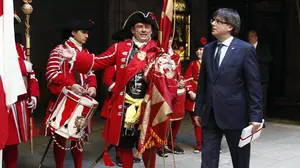 Puigdemont plantear&aacute; este mes una propuesta de refer&eacute;ndum en Catalu&ntilde;a