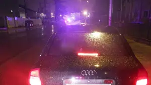 Segunda noche derrapando por Landaben: seis coches de gran cilindrada protagonizan carreras peligrosas