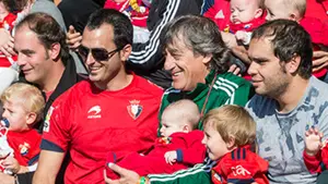 El encuentro anual Osasunbebe tendrá lugar este sábado al final del entrenamiento en Tajonar