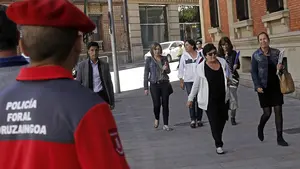 El cuatripartito justifica el repliegue de la Policía Foral en la vigilancia de edificios públicos