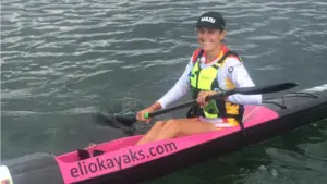 La navarra Amaia Osaba se proclama subcampeona de Europa de surfski en la isla de Cerdeña