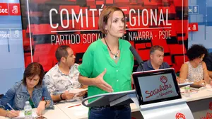 María Chivite (PSN) pide al Gobierno de Barkos que salga de la parálisis y se retrate de una vez