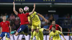 Osasuna cae ante el Villarreal torpedeado por un submarino amarillo que le ha arrollado en la primera parte