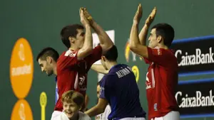 La pareja formada por Ezkurdia y Rezusta se proclama campeones del torneo de San Mateo en Logroño