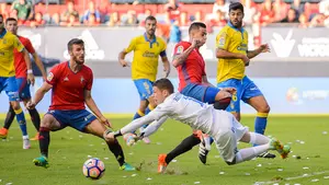 La victoria rehuye a Osasuna: Las Palmas se lleva un empate de El Sadar en un agónico tiempo extra