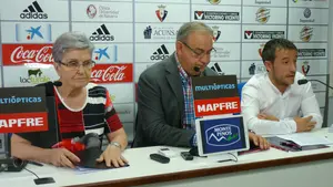 Declaraciones de Fidel Medrano presentando actividades de Fundaci&oacute;n Osasuna