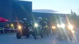 Navarider, más de mil motoristas hacen rugir las carreteras de Navarra durante este fin de semana