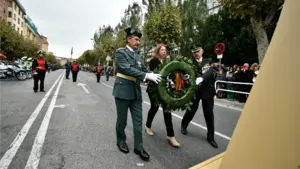 La delegada del Gobierno, Carmen Alba, califica de "penoso" que Barkos no asista al desfile del 12 de octubre