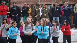 Barkos y cuatro consejeros participan en el Nafarroa Oinez de Viana y Lodosa que busca "dar al euskera el prestigio que merece"