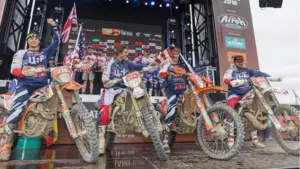 El equipo de Estados Unidos gana los "Seis Días Internacionales de Enduro" disputados en Navarra