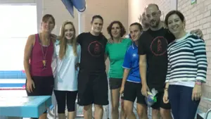 Casi 200 niños y jóvenes participan en el II Trofeo de Natación inclusiva celebrado en Noáin