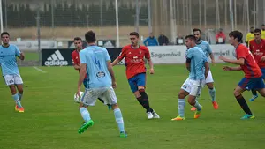 Resumen del partido de Segunda división B, Osasuna B - Racing Ferrol (1-2)