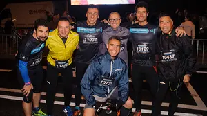 Pamplona, sitiada por la 'fiebre runner': búscate entre los corredores de la Carrera de las Murallas