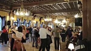 A ritmo de tango en el Casino Principal de Pamplona