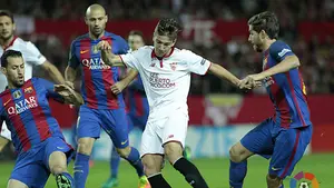 El FC Barcelona remonta el marcador en contra y supera al Sevilla en el estadio Sánchez Pizjuán