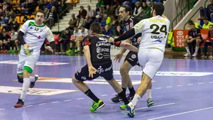 El Helvetia gana su tercer partido amistoso ante el Naturhouse La Rioja en el pabell&oacute;n Lizarrer&iacute;a de Estella