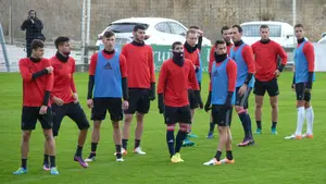 &Uacute;ltimo entrenamiento de Osasuna con Caparr&oacute;s, antes de viajar a Legan&eacute;s