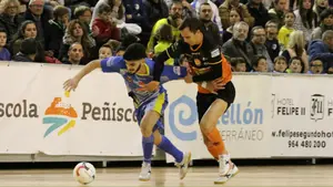 Resumen del partido de fútbol sala Peñíscola - Aspil Vidal (2-1)