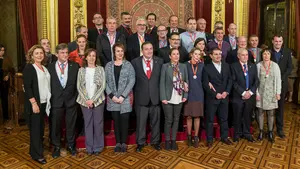 El Gobierno entrega 23 medallas al mérito deportivo y dos menciones de honor en el Palacio de Navarra