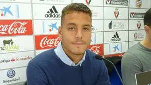 Declaraciones de Tano Bonnin en Tajonar, antes de jugar en Gij&oacute;n