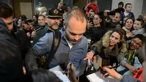 Los supercracks del Barça ya están en Pamplona: expectación máxima en Noáin y Gorraiz para recibirles