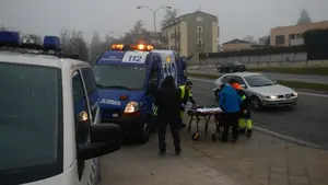 Heridas dos señoras de más de 70 años en Pamplona tras ser atropelladas por dos vehículos